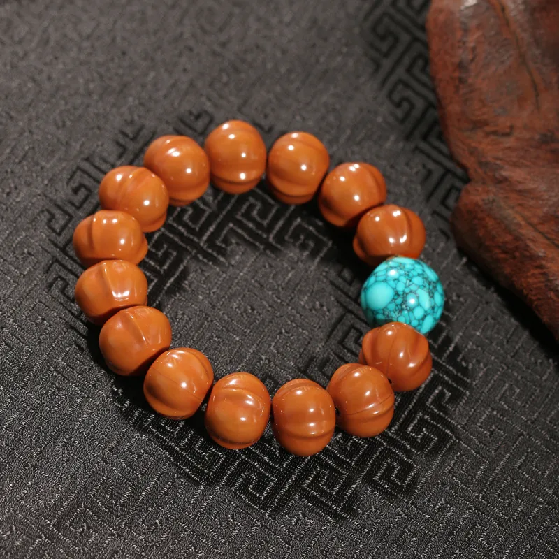 LIBALU Monkey Head Walnut Bracelets Unisex-9