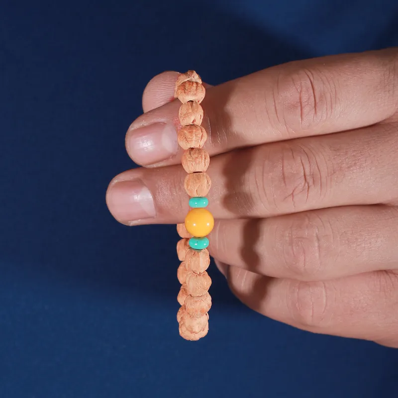 LIBALU Cacumen Platycladi Seeds Bracelets Unisex-3