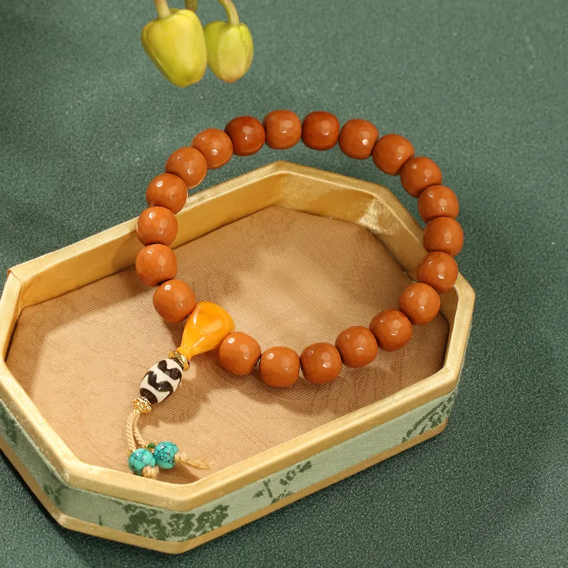 LIBALU Monkey Head Walnut Bracelets Unisex-4