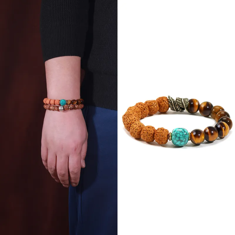 LIBALU King Kong Bodhi Seeds Bracelets Unisex-5