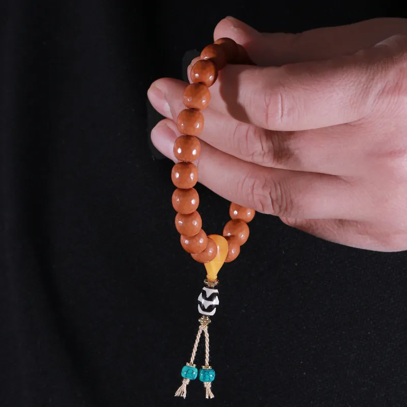 LIBALU Monkey Head Walnut Bracelets Unisex-1