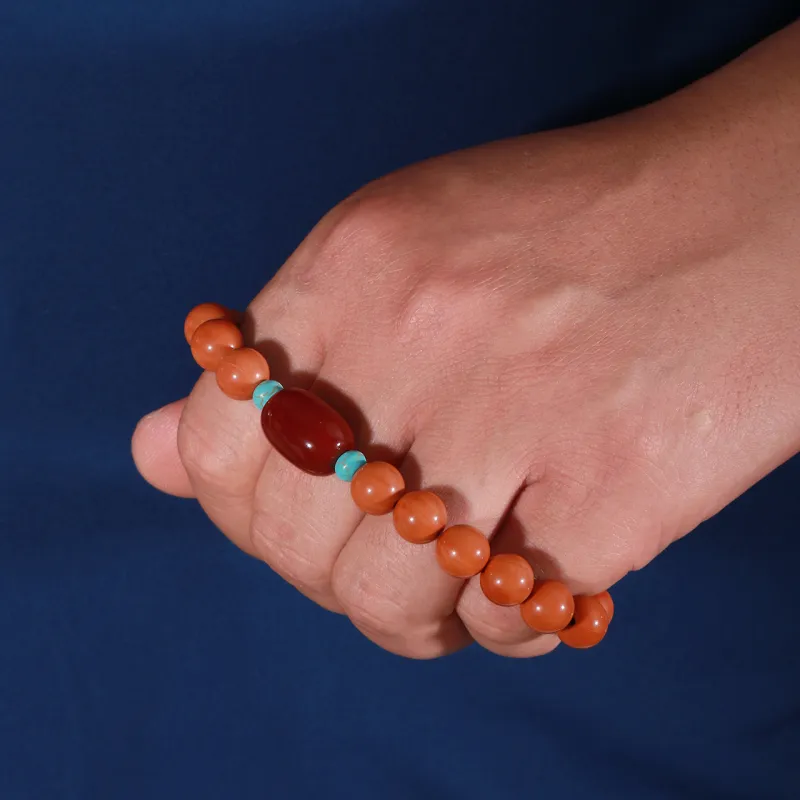 LIBALU Monkey Head Walnut Bracelets Unisex-3