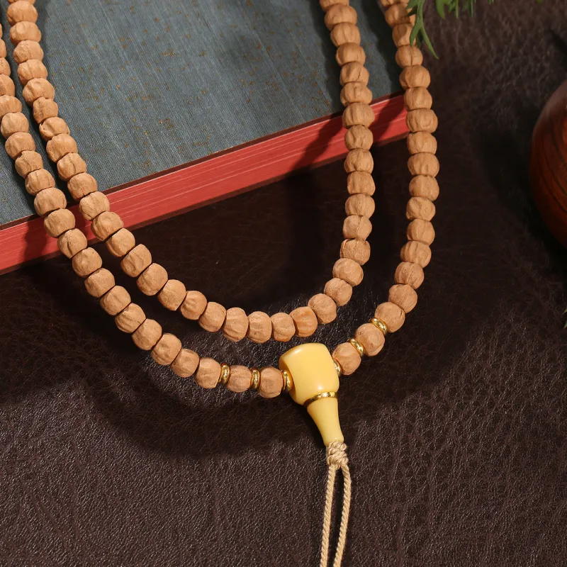 LIBALU Cacumen Platycladi Seeds Bead Chain Unisex-6