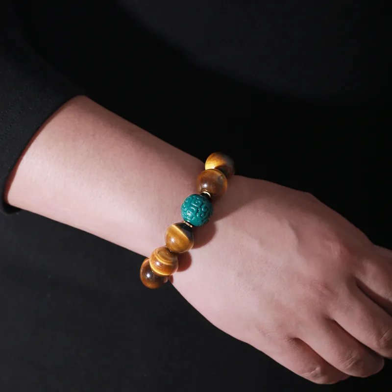 LIBALU Natural Tiger's Eye Stone Bracelets Unisex-8