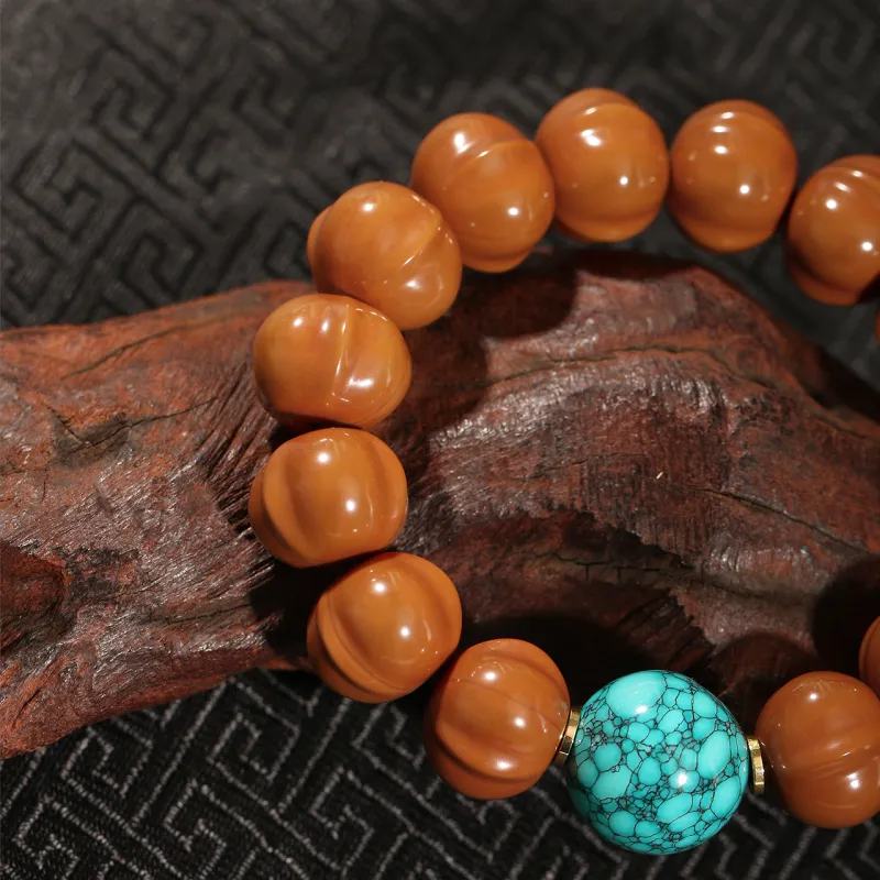 LIBALU Monkey Head Walnut Bracelets Unisex-7