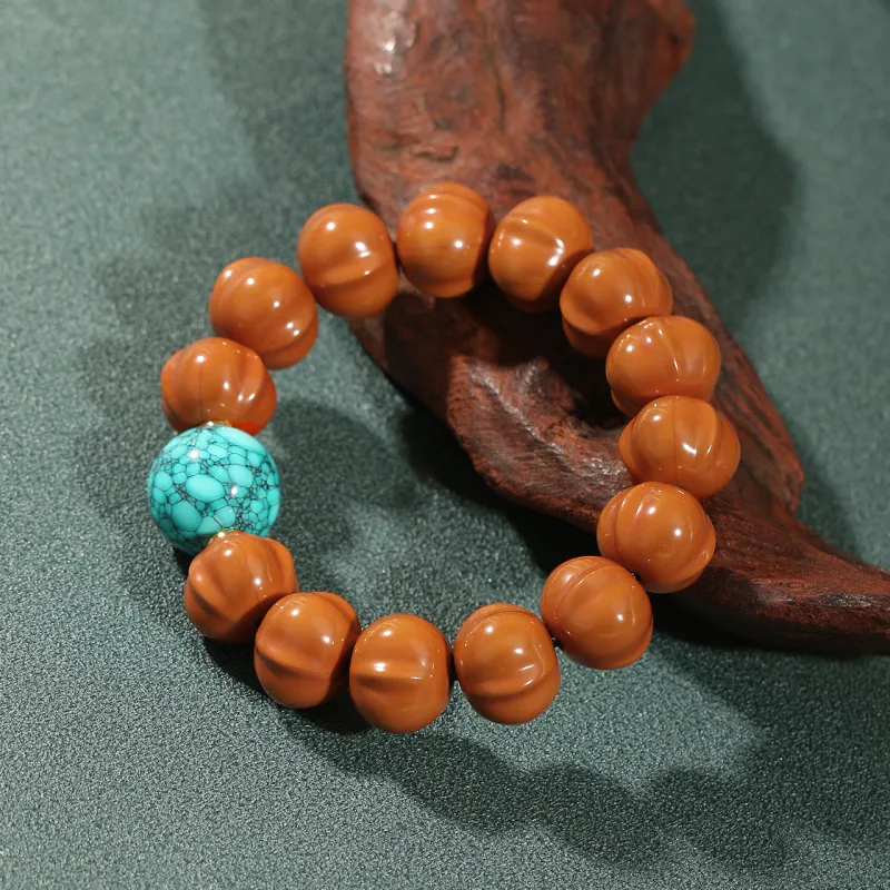 LIBALU Monkey Head Walnut Bracelets Unisex-6