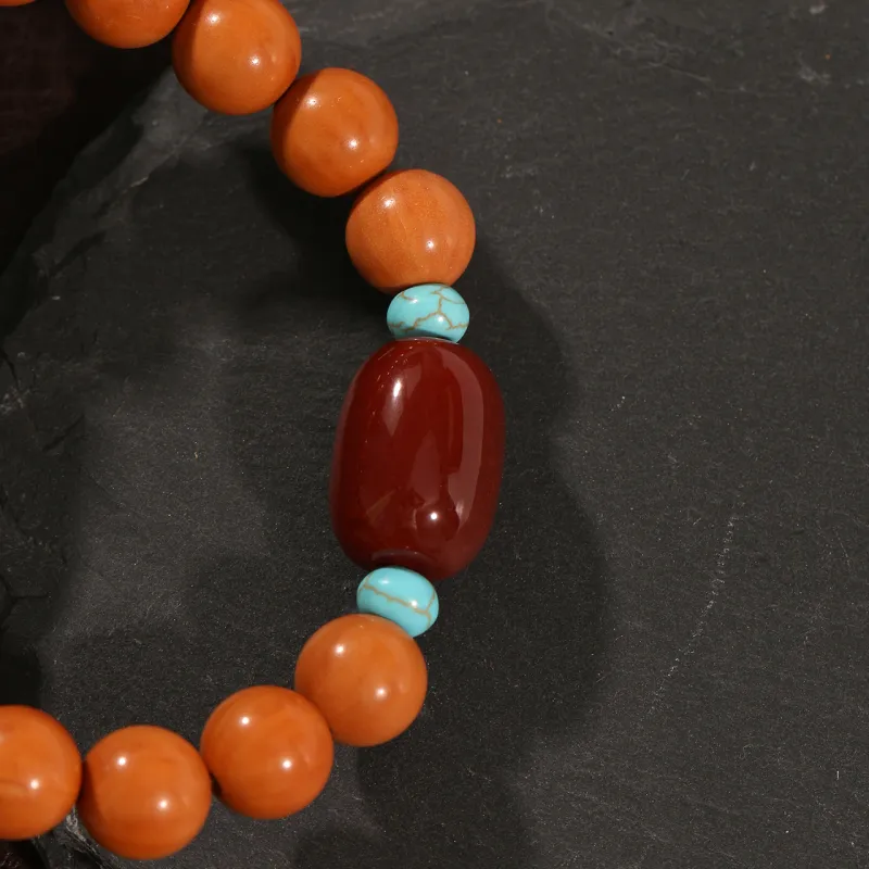 LIBALU Monkey Head Walnut Bracelets Unisex-7