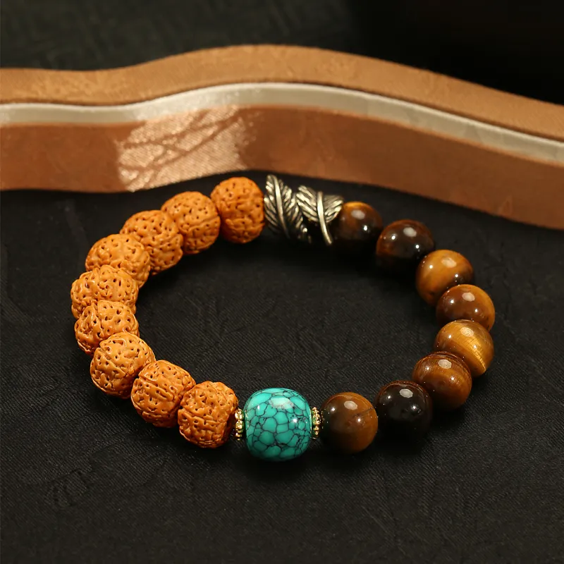 LIBALU King Kong Bodhi Seeds Bracelets Unisex-2