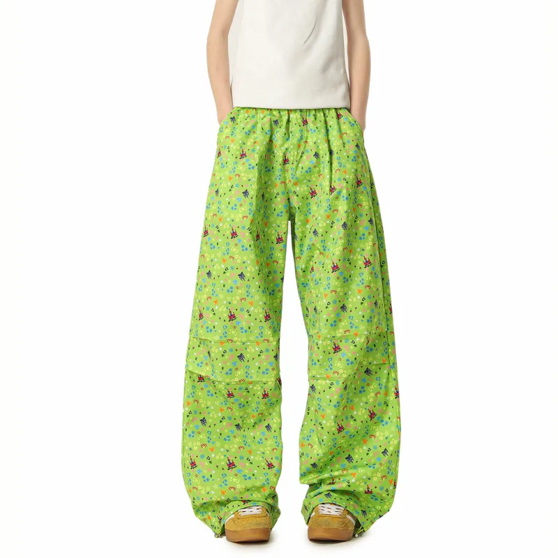 Teddy Zoo Casual Pants Unisex Green-3