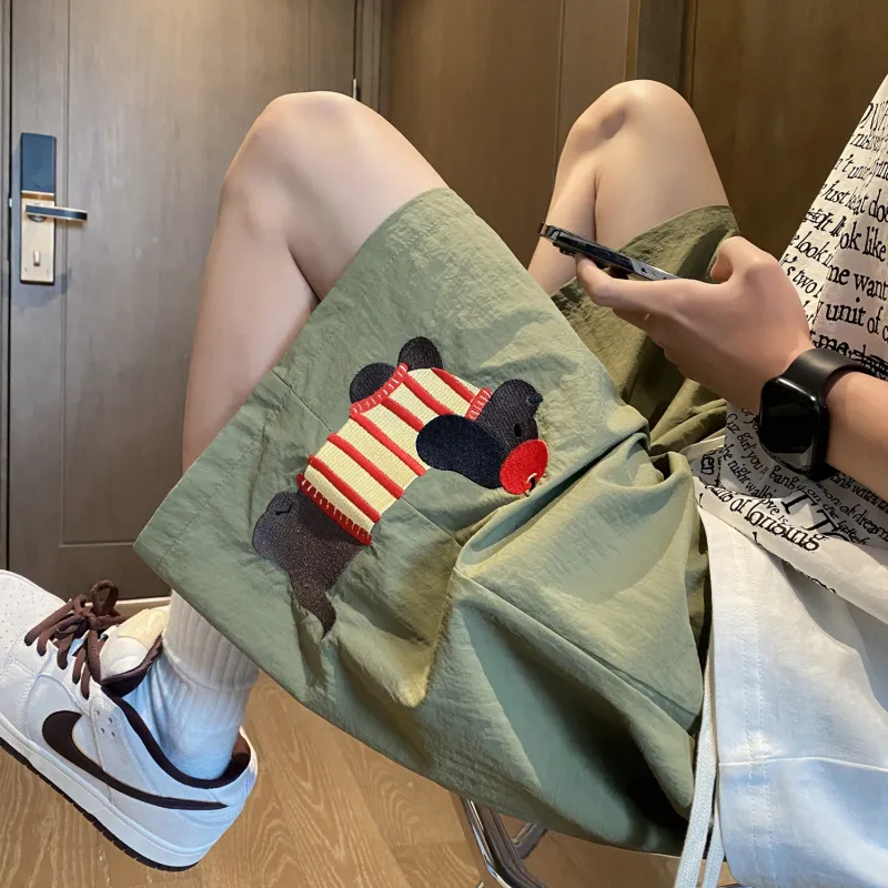 Teddy Zoo Beach Shorts Unisex-13