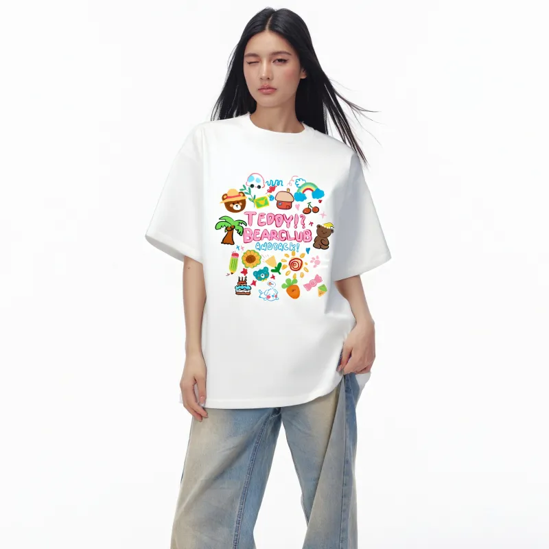 Teddy Zoo T Shirts Unisex-3