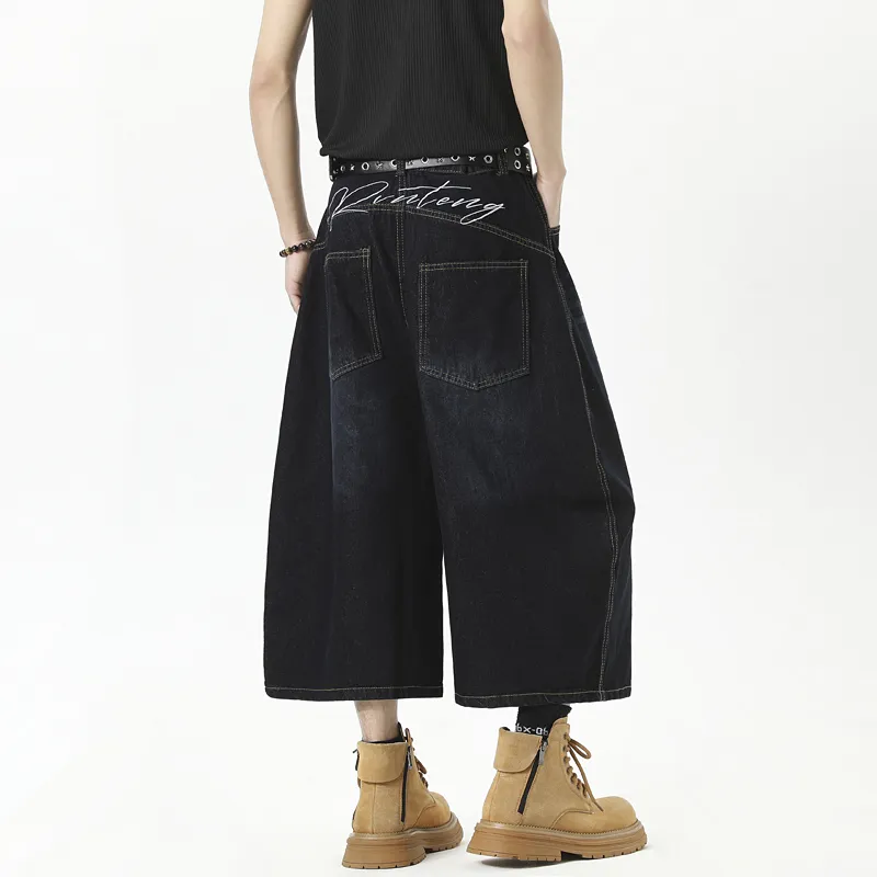 Teddy Zoo Denim Shorts Unisex Blue-2