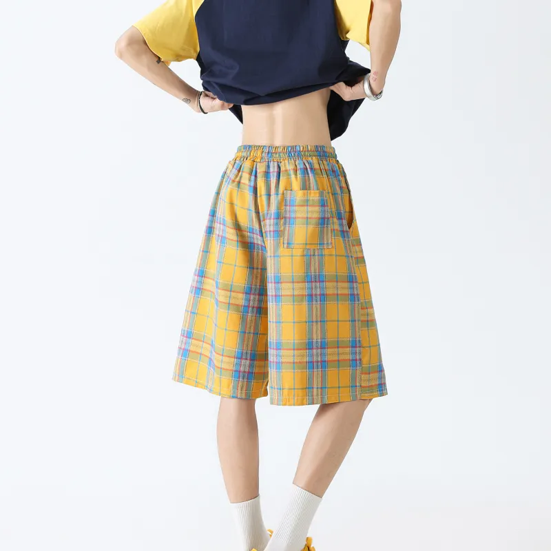 Teddy Zoo Casual Shorts Unisex Yellow-2