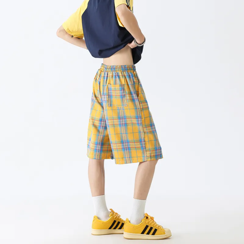 Teddy Zoo Casual Shorts Unisex Yellow-1
