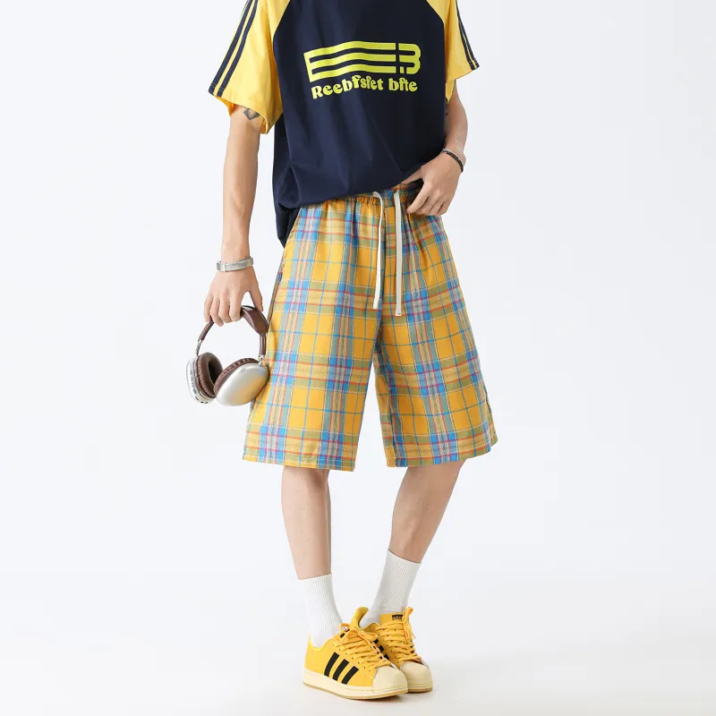 Teddy Zoo Casual Shorts Unisex Yellow-4