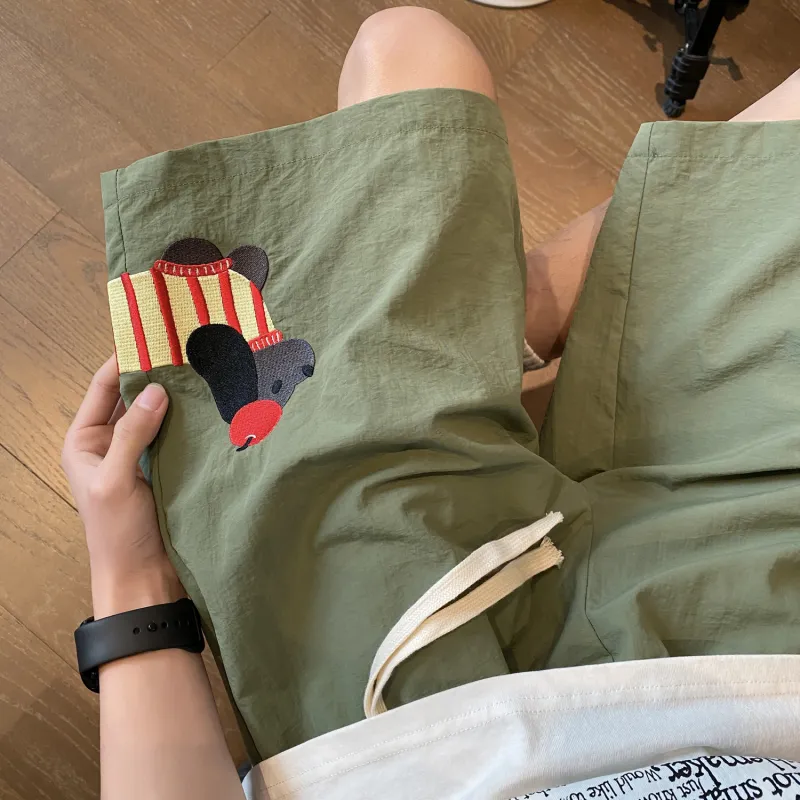 Teddy Zoo Beach Shorts Unisex-14