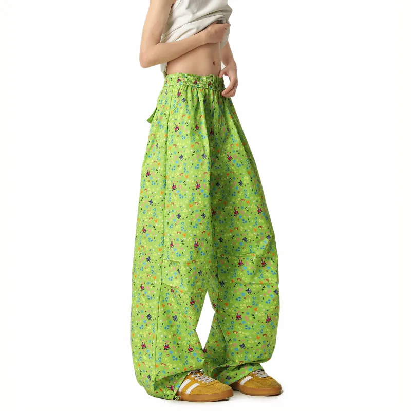 Teddy Zoo Casual Pants Unisex Green-2