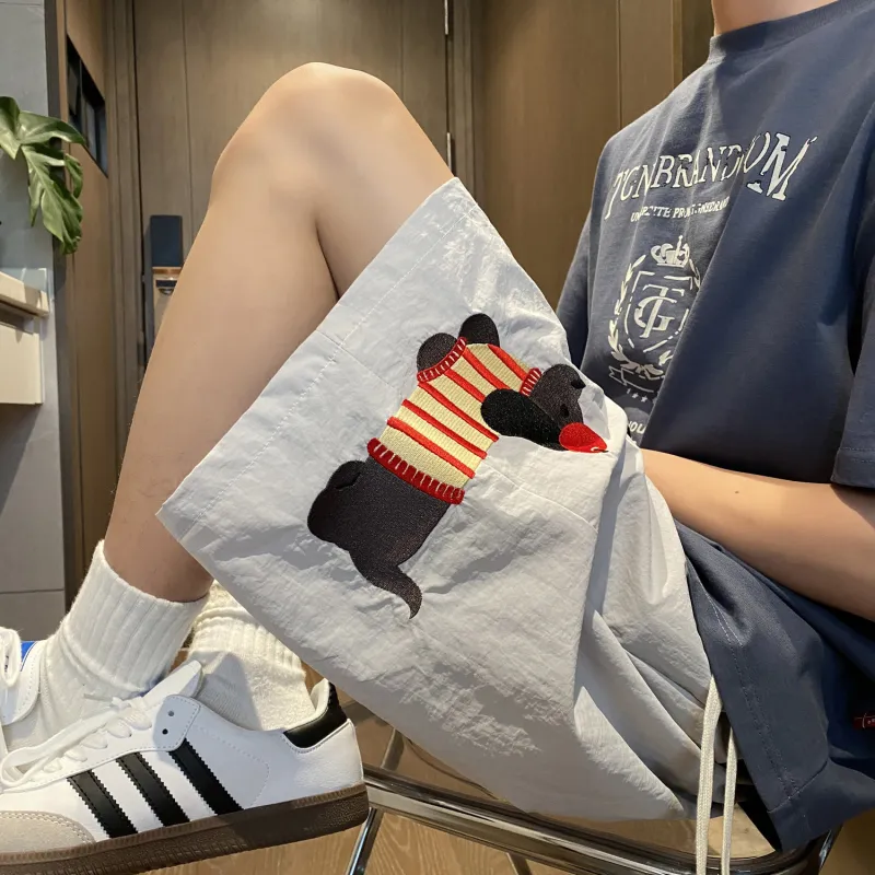 Teddy Zoo Beach Shorts Unisex-4