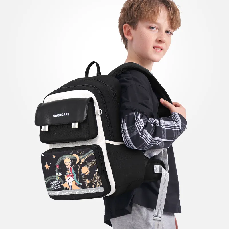 Back Care Polyester Student Bag Regular Kids' Blue/Purple/Black/Pink-5