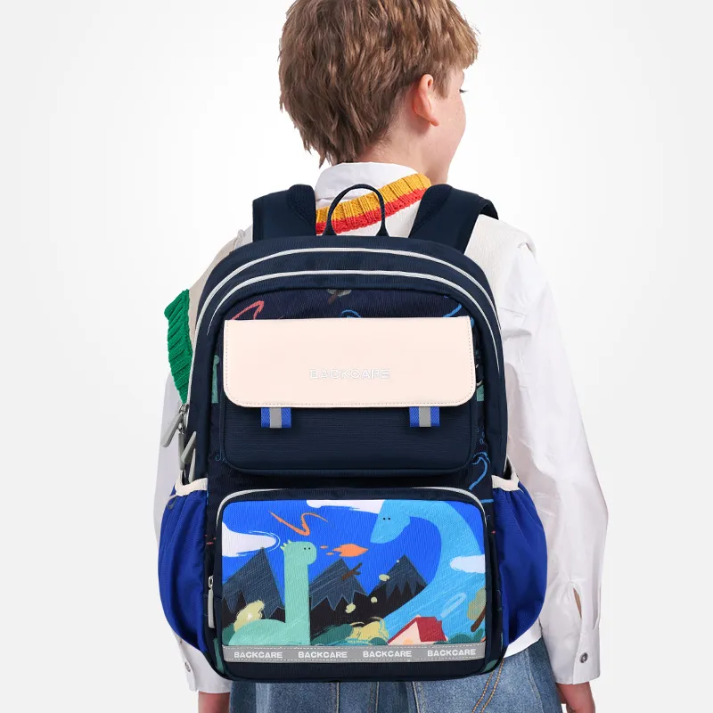Back Care Polyester Student Bag Regular Kids' Blue/Purple/Black/Pink-17
