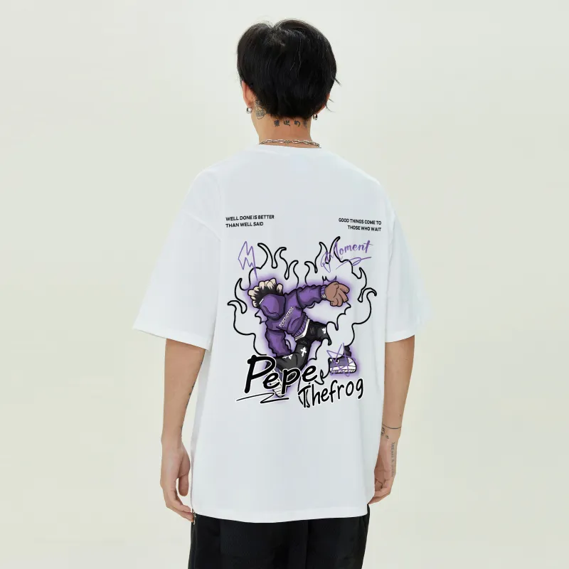 Pepe The Frog T Shirts Unisex-6