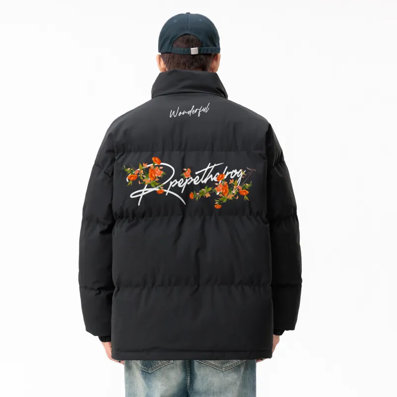 Pepe The Frog Puffer Jacket Unisex-2