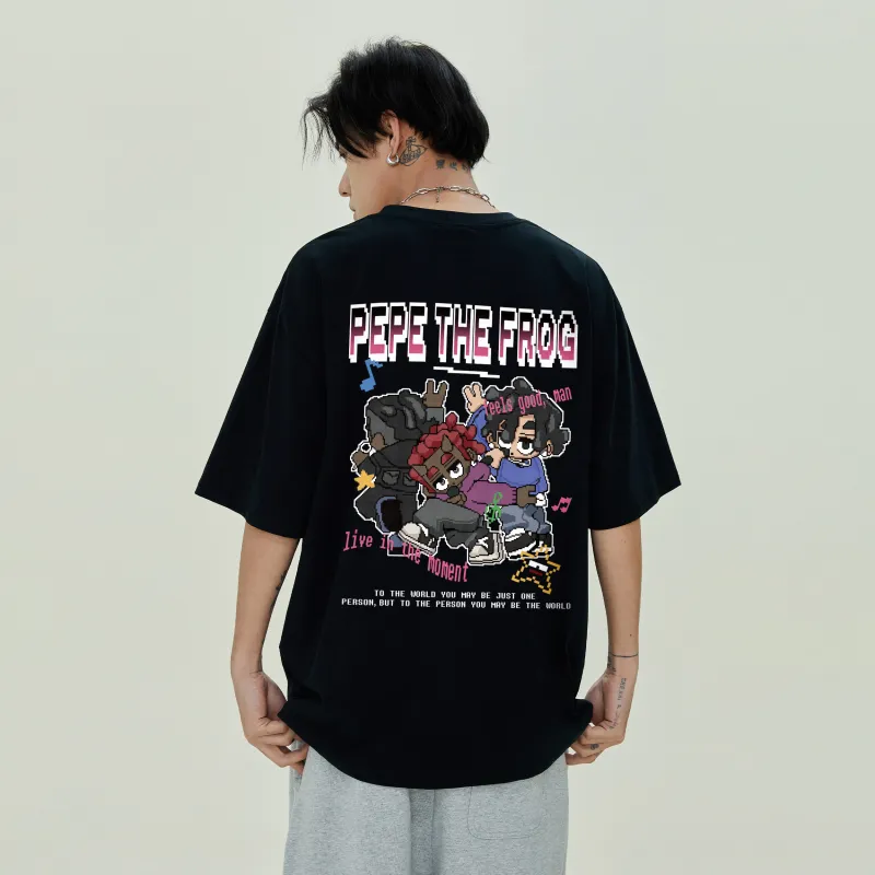 Pepe The Frog T Shirts Unisex-2