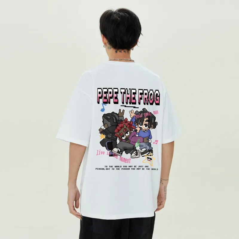 Pepe The Frog T Shirts Unisex-6