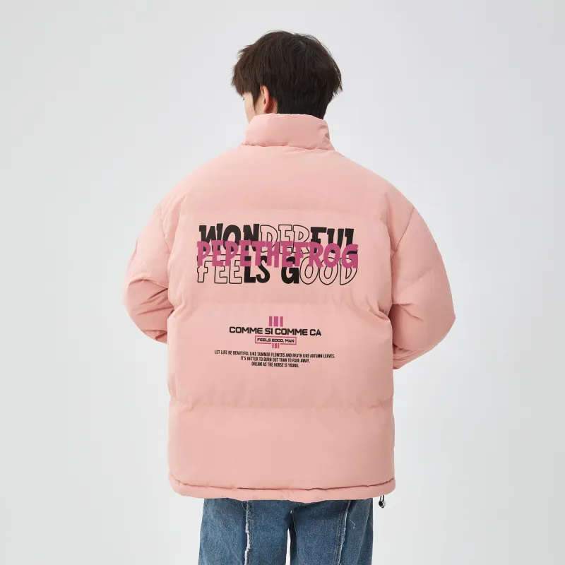 Pepe The Frog Puffer Jacket Unisex-13