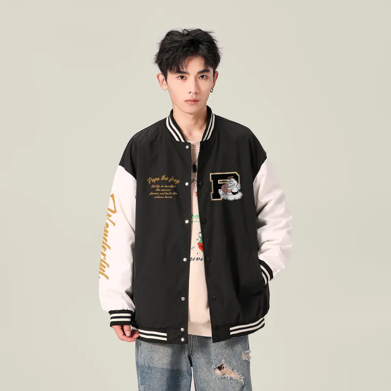 Pepe The Frog Baseball Jacket Unisex-5