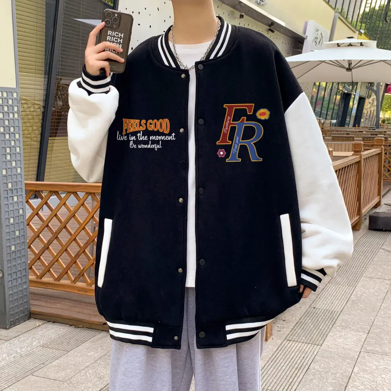 Pepe The Frog Baseball Jacket Unisex-2