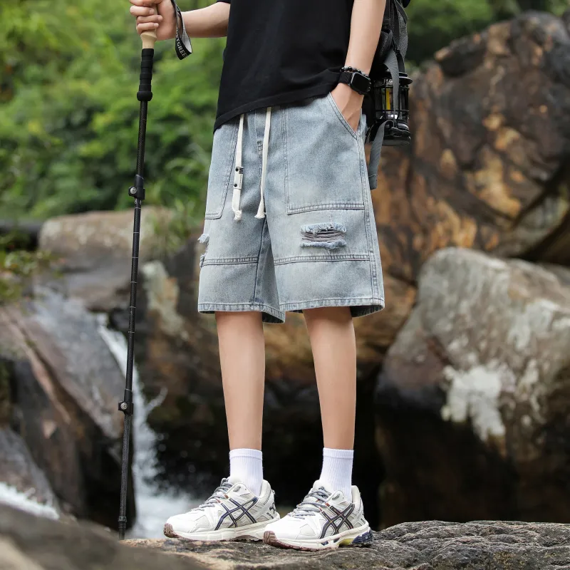 Pepe The Frog Denim Shorts Unisex-4