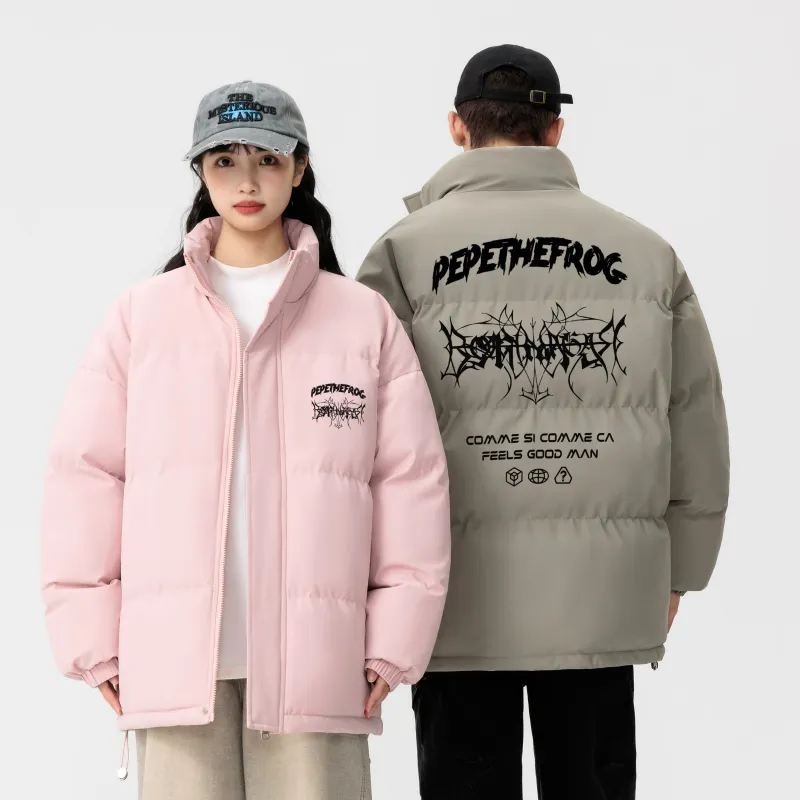 Pepe The Frog Puffer Jacket Unisex-17