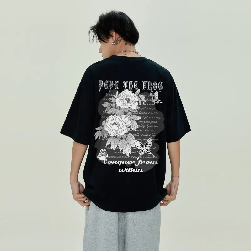 Pepe The Frog Short Sleeved T Shirts Unisex-3
