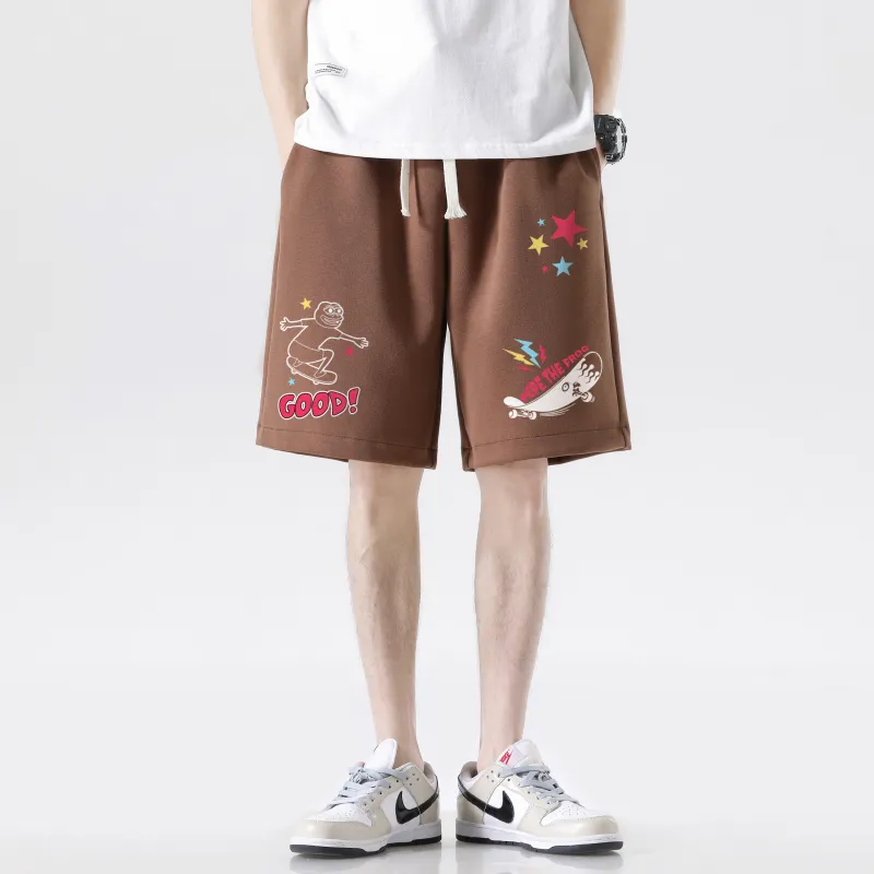 Pepe The Frog Knee Length Pants Unisex-20