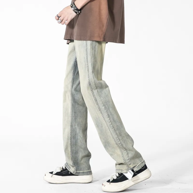 Pepe The Frog Jeans Unisex Yellow Mud-4