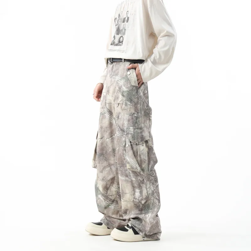 Pepe The Frog Jeans Unisex Fallen Leaves Khaki-4