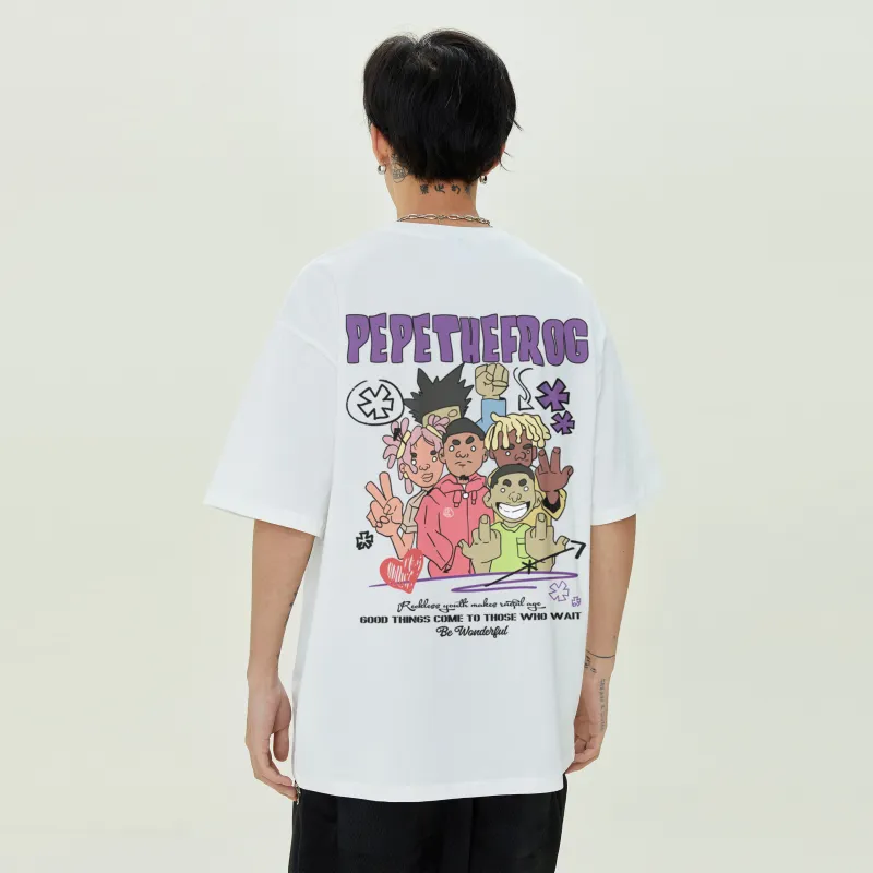 Pepe The Frog T Shirts Unisex-6