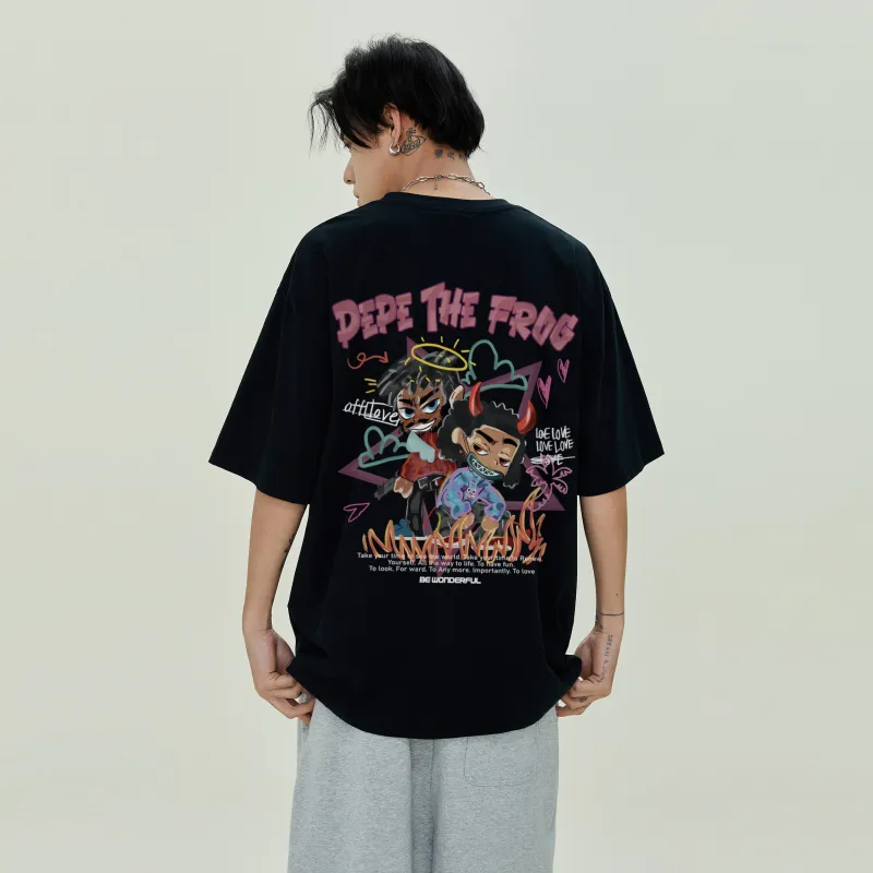 Pepe The Frog T Shirts Unisex-2