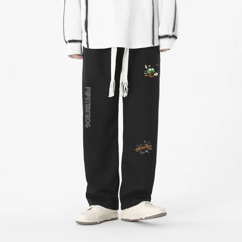 Pepe The Frog Casual Pants Unisex-9