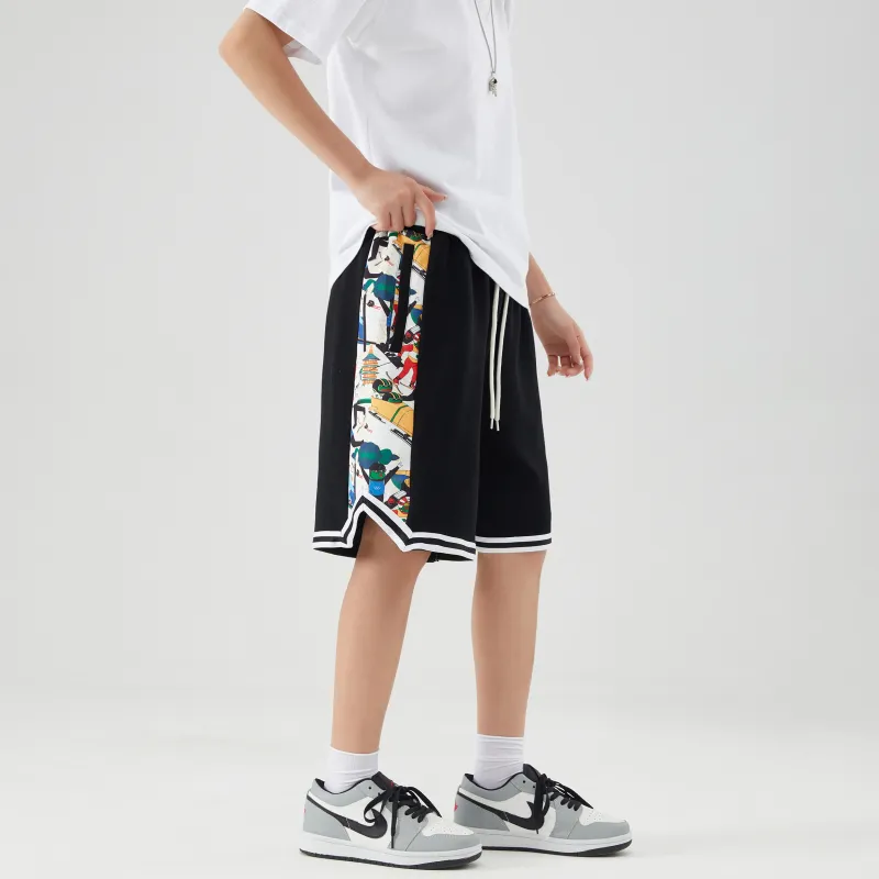 Pepe The Frog Casual Shorts Unisex Black-9