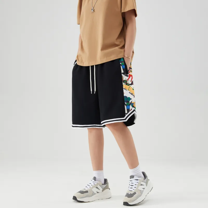 Pepe The Frog Casual Shorts Unisex Black-3