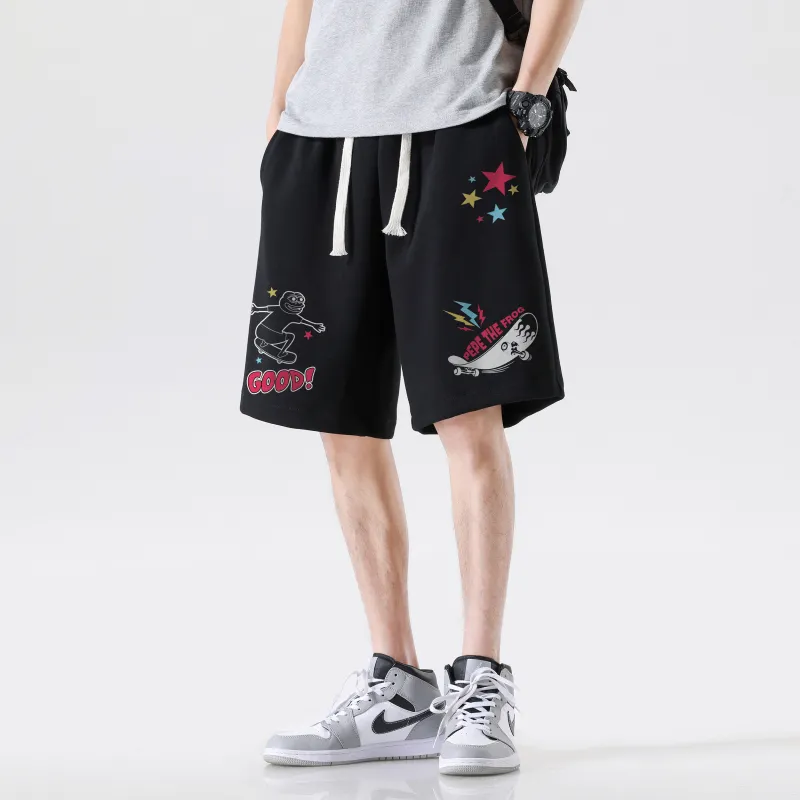 Pepe The Frog Knee Length Pants Unisex-2