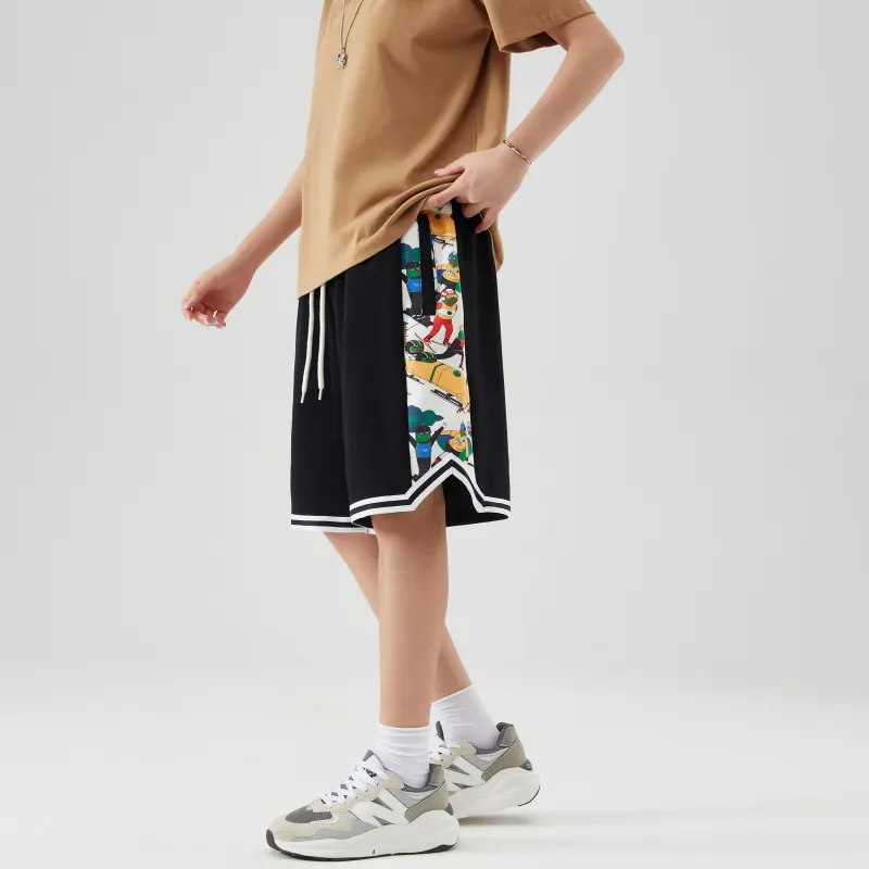 Pepe The Frog Casual Shorts Unisex Black-5
