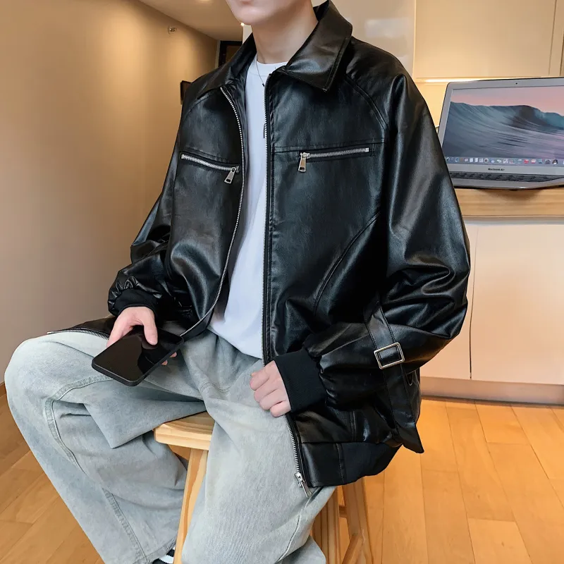 Pepe The Frog Leather Jacket Unisex-3