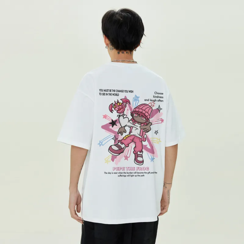 Pepe The Frog T Shirts Unisex-6