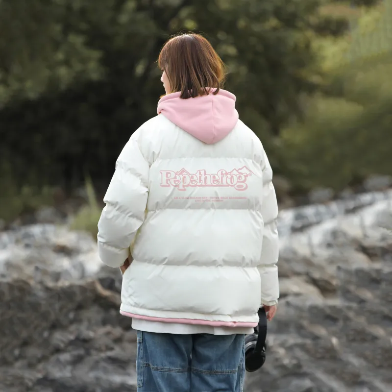Pepe The Frog Puffer Jacket Unisex-2