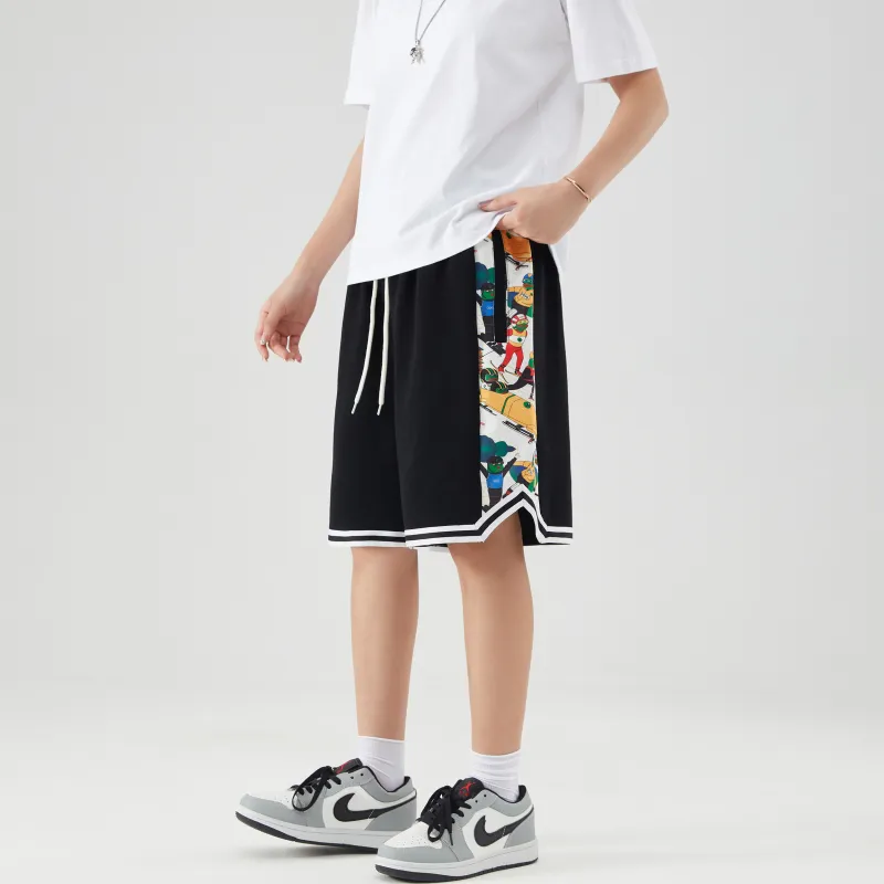 Pepe The Frog Casual Shorts Unisex Black-7