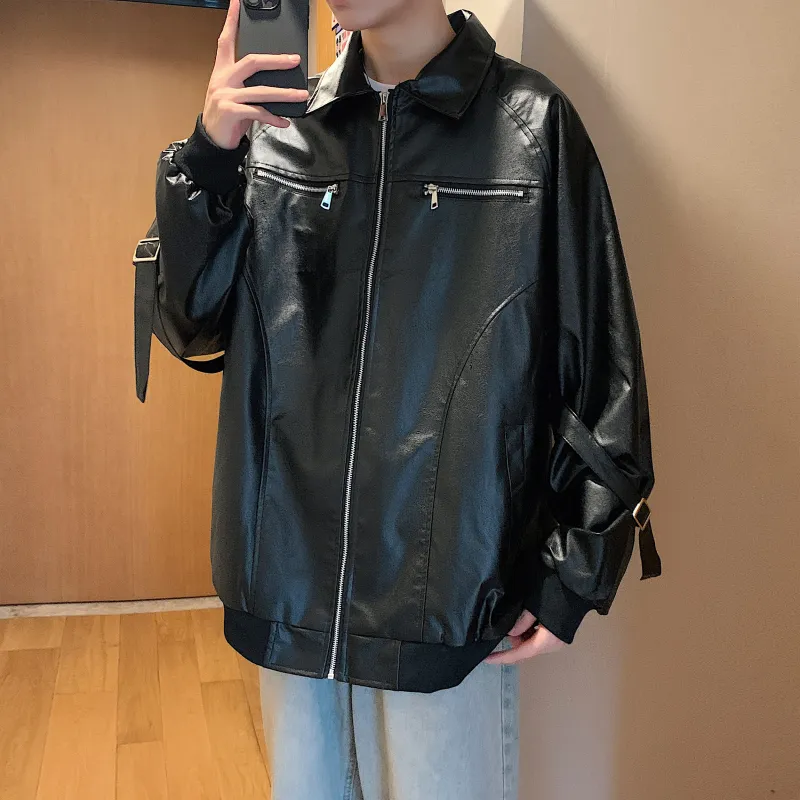 Pepe The Frog Leather Jacket Unisex-4