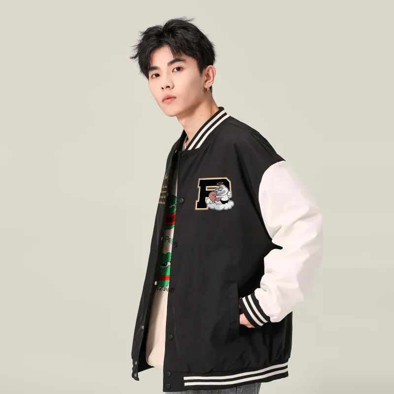 Pepe The Frog Baseball Jacket Unisex-4